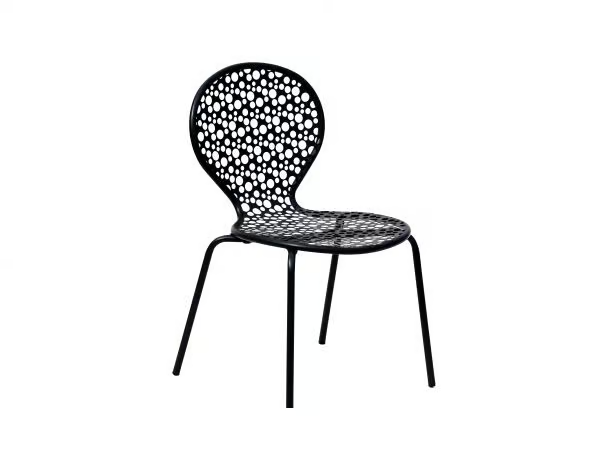 ROTONDA 1 - Stackable galvanized steel garden chair _ RD Italia